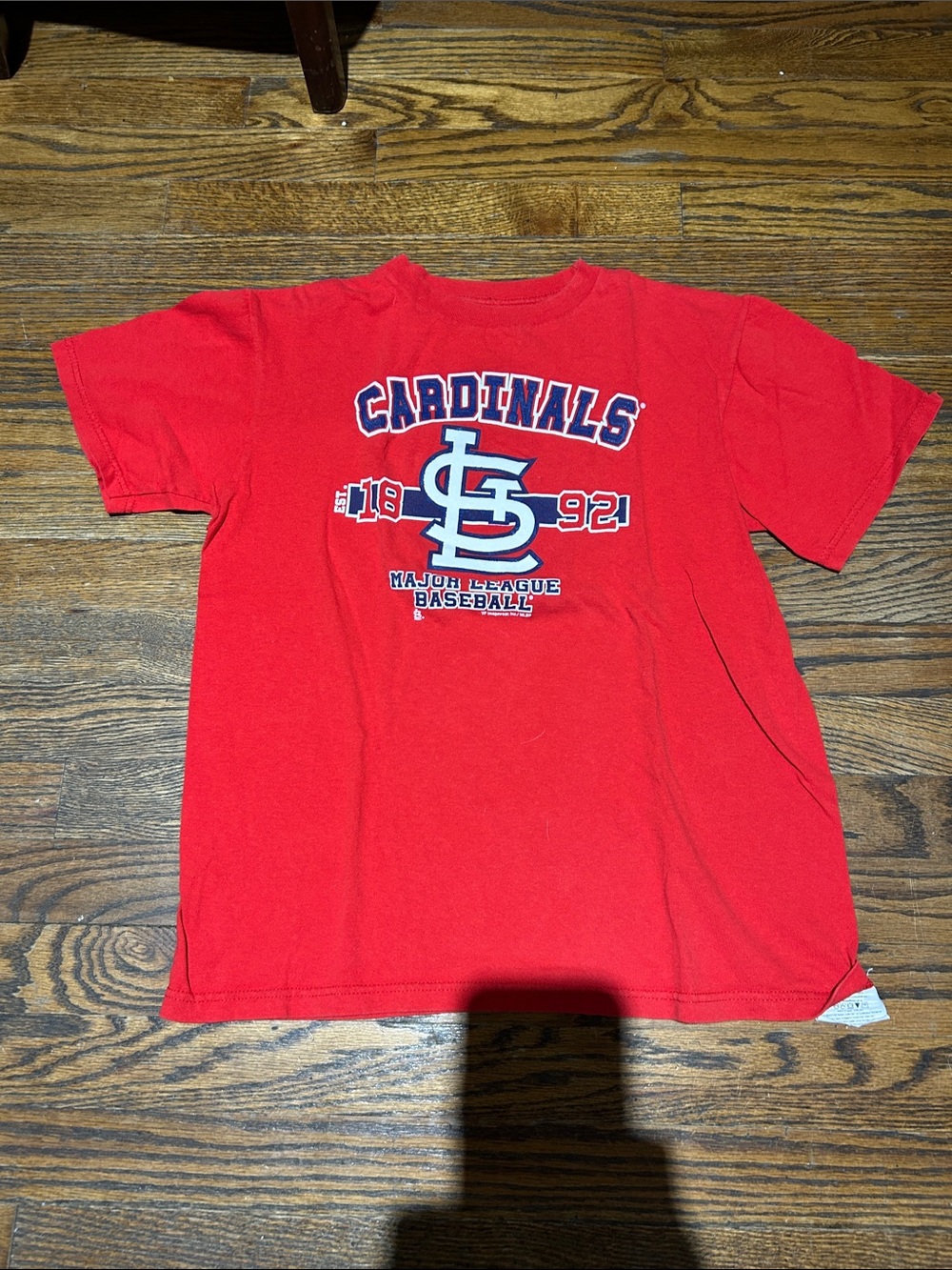 MLB Cardinals Red Kids Short Sleeve Tee